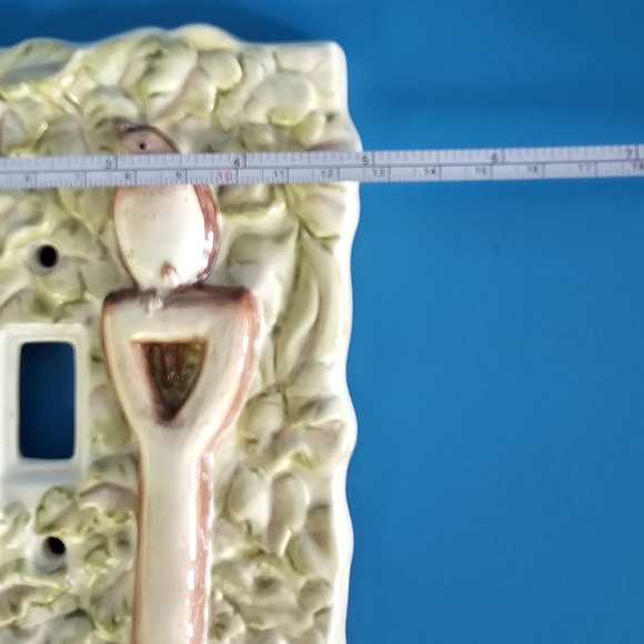 Charming Ceramic Light Switch Cover with Rabbit and Bird Design 1996 - Picture 3 of 4